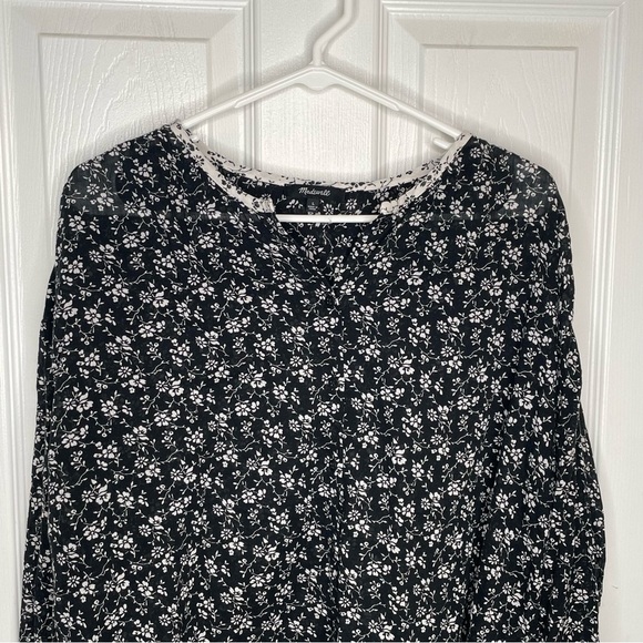 Madewell Print-Mix Meadow Shirt in Branch Floral in Winter Floral Print Mix L - Picture 5 of 13